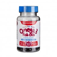 Holland & Barrett Healthy Kids Omega 3 Fish Oils With A,d,e & C Bursting Berry Flavour Chewy Capsules