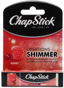 Chapstick Lip Balm Shimmer Berry