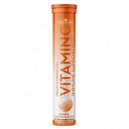Natures Aid Vitamin C 1000mg Effervescent (Orange Flavour)