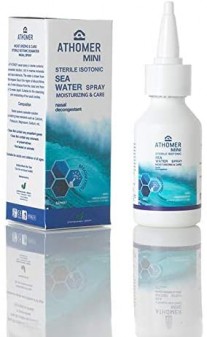 Athomer Seawater Nasal Spray Mini Plain Sea Water