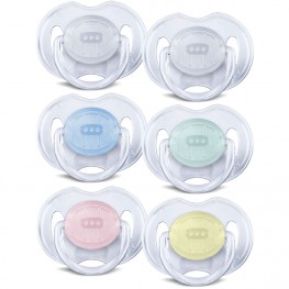 Philips Avent Translucent Soothers 0-6M