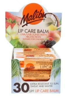 Malibu Lip Balm Mango Spf30 Cdu