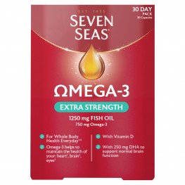 Seven Seas Omega-3 Fish Oil Extra Strength With Vitamin D 30 Capsules