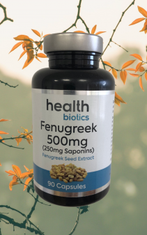 Healthbiotics Fenugreek 500mg 90 Capsules