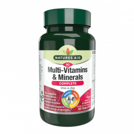 Natures Aid Complete Multi-Vitamins & Minerals (Suitable For Vegetarians & Vegans)