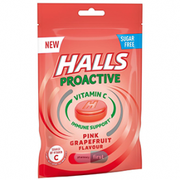 Halls Proactive Pink Grapefruit With Vitamin C S/F