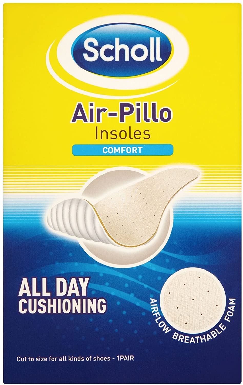 Scholl Insoles Air-Pillo Comfort Cut-TO-Size
