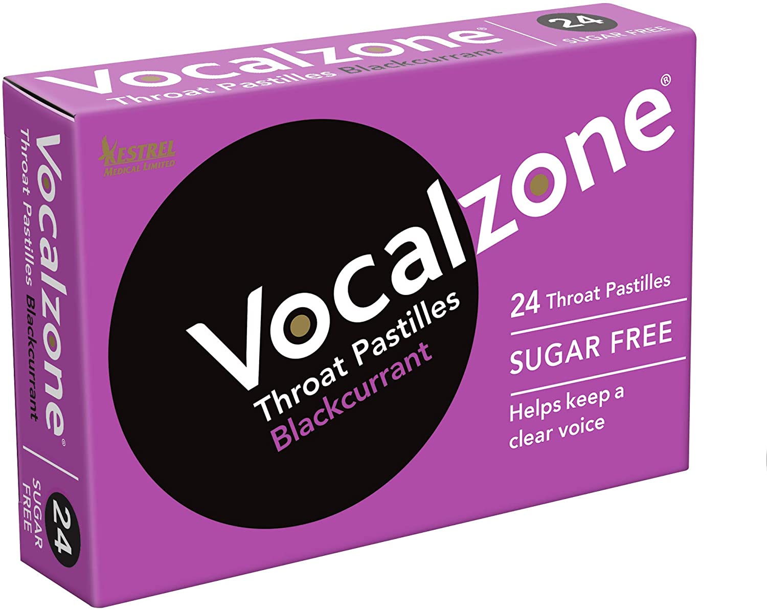 Vocalzone Throat Pastilles Blackcurrant S/F