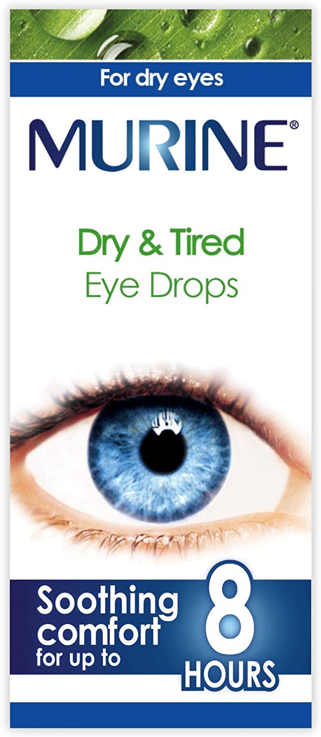 Murine Dry & Tired Eyes Eye Drops 0.5%/0.6% - Connective Pharma