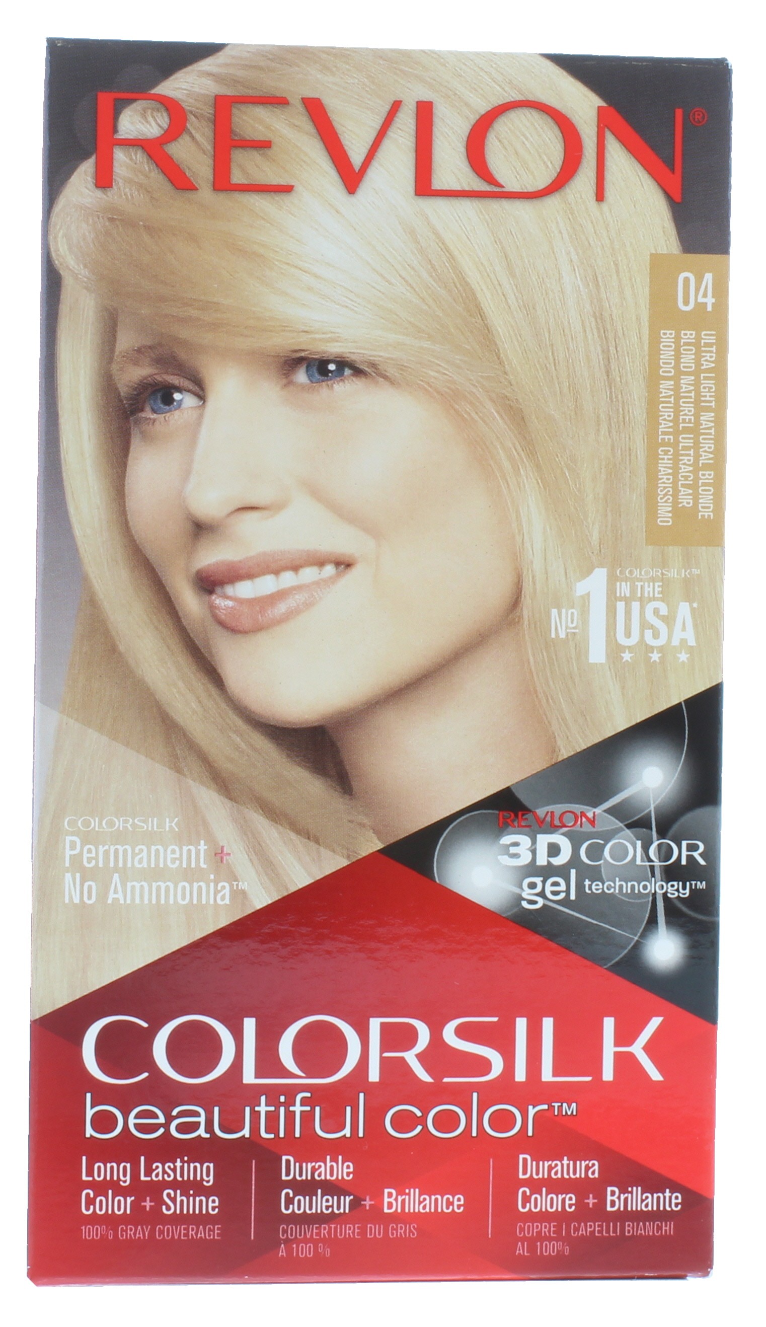 Revlon Colorsilk Permanent Hair Colour Ultra Light Natural Blonde